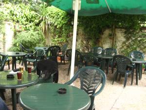 The Kingston Arms beer garden