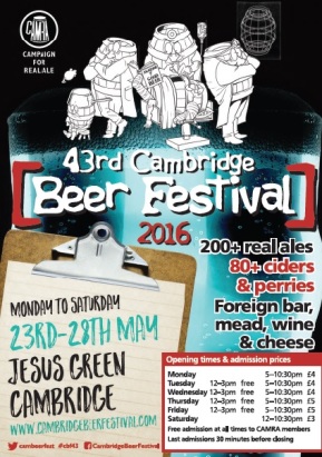 cam beer fest poster